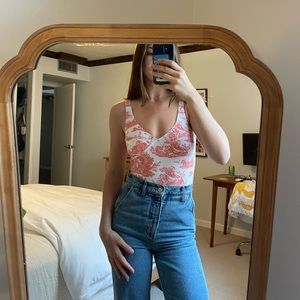 Laura Ashley UO Bridget Toile Bodysuit